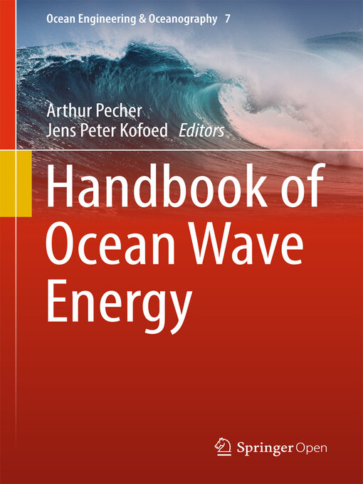 Title details for Handbook of Ocean Wave Energy by Arthur Pecher - Available